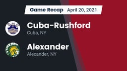 Recap: Cuba-Rushford  vs. Alexander  2021