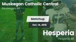 Matchup: Muskegon Catholic Ce vs. Hesperia  2016