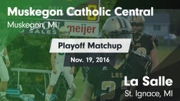 Matchup: Muskegon Catholic Ce vs. La Salle  2016