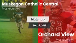 Matchup: Muskegon Catholic Ce vs. Orchard View  2016