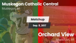 Matchup: Muskegon Catholic Ce vs. Orchard View  2017