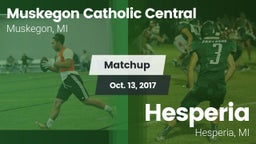 Matchup: Muskegon Catholic Ce vs. Hesperia  2017