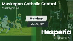 Matchup: Muskegon Catholic Ce vs. Hesperia  2016