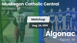 Matchup: Muskegon Catholic Ce vs. Algonac  2018