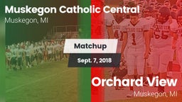 Matchup: Muskegon Catholic Ce vs. Orchard View  2018