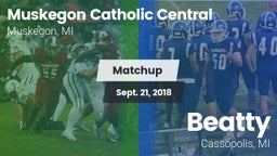 Matchup: Muskegon Catholic Ce vs. Beatty  2018