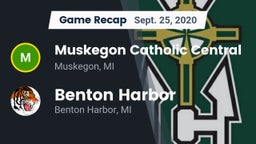 Recap: Muskegon Catholic Central  vs. Benton Harbor  2020
