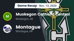 Recap: Muskegon Catholic Central  vs. Montague  2020