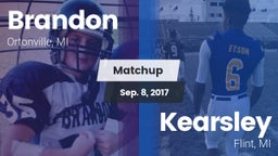 Matchup: Brandon vs. Kearsley  2017