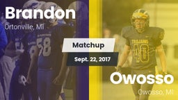 Matchup: Brandon vs. Owosso  2017
