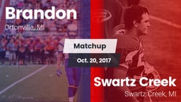 Matchup: Brandon vs. Swartz Creek  2017