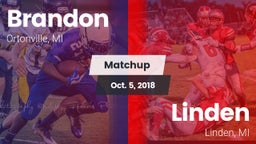 Matchup: Brandon vs. Linden  2018