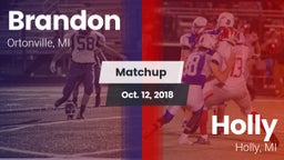 Matchup: Brandon vs. Holly  2018