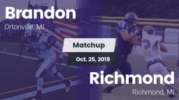 Matchup: Brandon vs. Richmond  2019