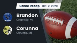 Recap: Brandon  vs. Corunna  2020