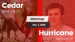 Matchup: Cedar City vs. Hurricane  2016