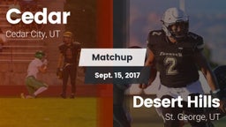 Matchup: Cedar City vs. Desert Hills  2017