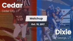 Matchup: Cedar City vs. Dixie  2017