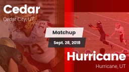 Matchup: Cedar City vs. Hurricane  2018