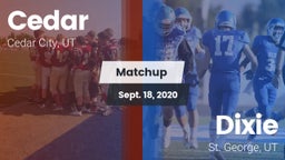 Matchup: Cedar City vs. Dixie  2020