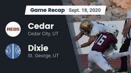 Recap: Cedar  vs. Dixie  2020