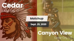 Matchup: Cedar City vs. Canyon View  2020