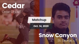 Matchup: Cedar City vs. Snow Canyon  2020