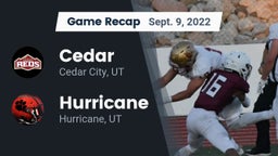 Recap: Cedar  vs. Hurricane  2022