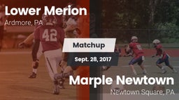 Matchup: Lower Merion vs. Marple Newtown  2017