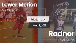 Matchup: Lower Merion vs. Radnor  2017