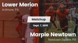 Matchup: Lower Merion vs. Marple Newtown  2018