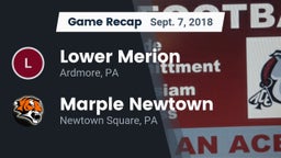 Recap: Lower Merion  vs. Marple Newtown  2018