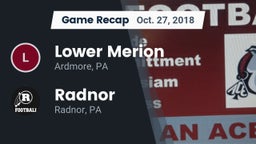 Recap: Lower Merion  vs. Radnor  2018