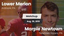 Matchup: Lower Merion vs. Marple Newtown  2019