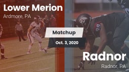 Matchup: Lower Merion vs. Radnor  2020