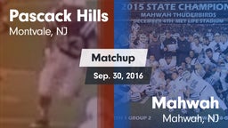 Matchup: Pascack Hills vs. Mahwah  2016