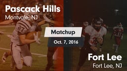 Matchup: Pascack Hills vs. Fort Lee  2016