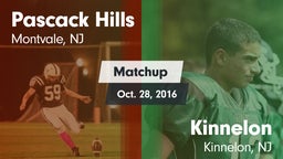 Matchup: Pascack Hills vs. Kinnelon  2016