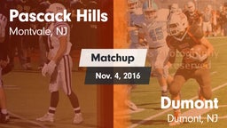 Matchup: Pascack Hills vs. Dumont  2016
