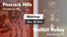 Matchup: Pascack Hills vs. Wallkill Valley  2016
