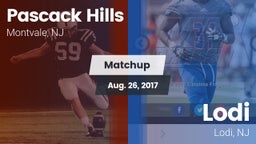 Matchup: Pascack Hills vs. Lodi  2017