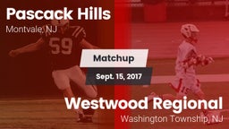 Matchup: Pascack Hills vs. Westwood Regional  2017