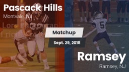 Matchup: Pascack Hills vs. Ramsey  2018