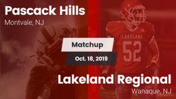 Matchup: Pascack Hills vs. Lakeland Regional  2019