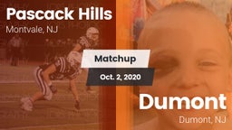 Matchup: Pascack Hills vs. Dumont  2020