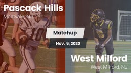 Matchup: Pascack Hills vs. West Milford  2020