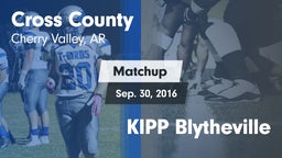 Matchup: Cross County vs. KIPP Blytheville 2016
