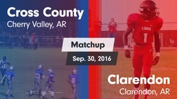 Matchup: Cross County vs. Clarendon  2016