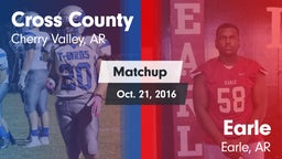 Matchup: Cross County vs. Earle  2016