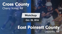 Matchup: Cross County vs. East Poinsett County  2016